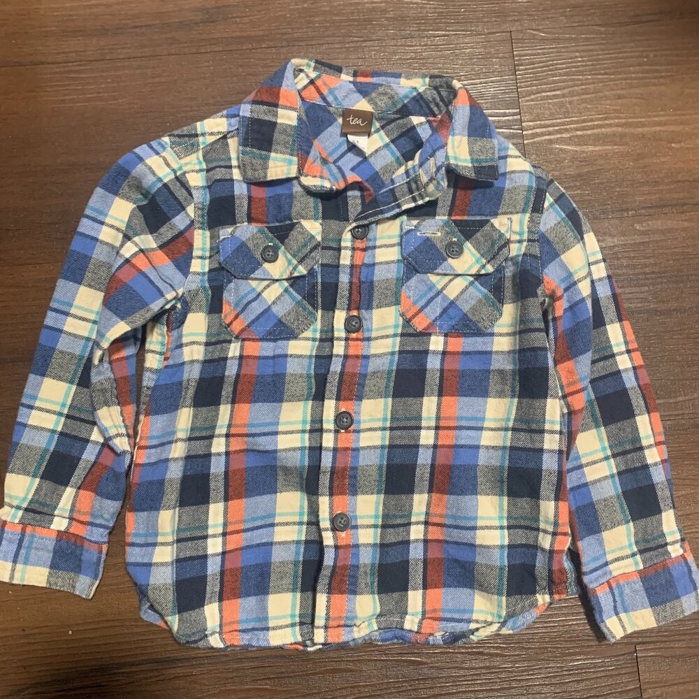 Tea Collection Button Down Shirt